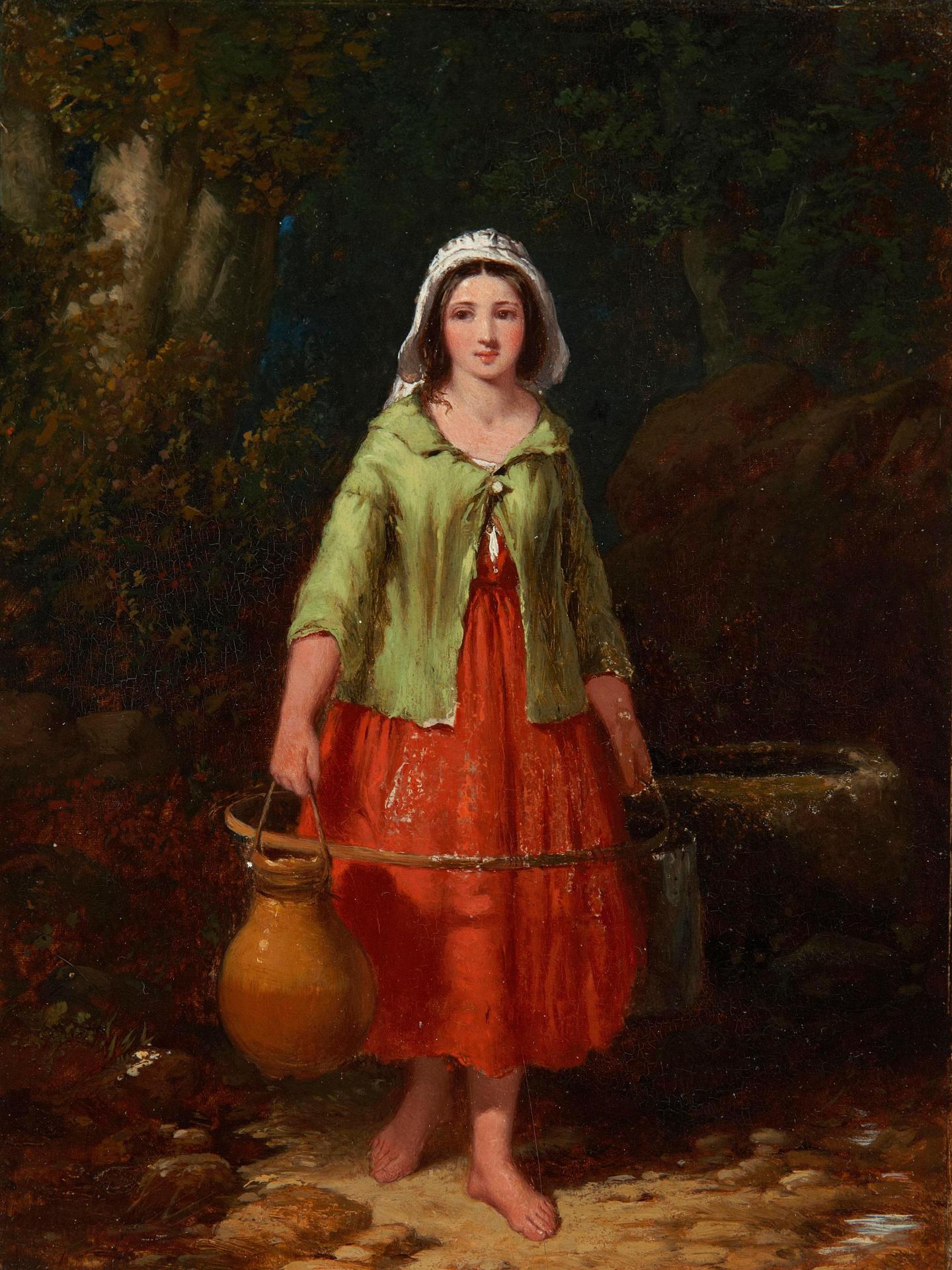 Henry E. Hobson (1857-1870) - At the well; At the spring; a pair