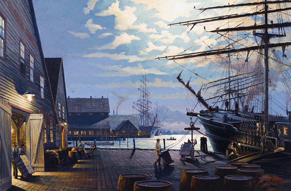 John M. Horton (1935-2002) - Loading for the Morning Tide