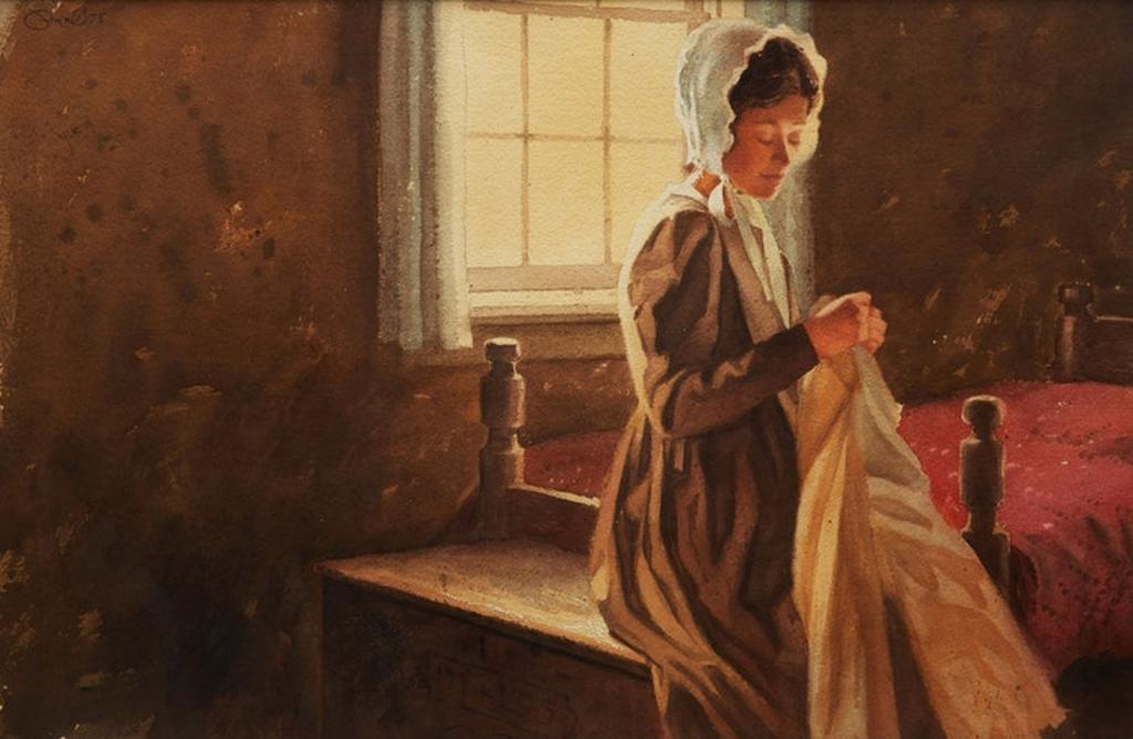 Rolfe Edmund Pryne (1914-1979) - Mending a Hem