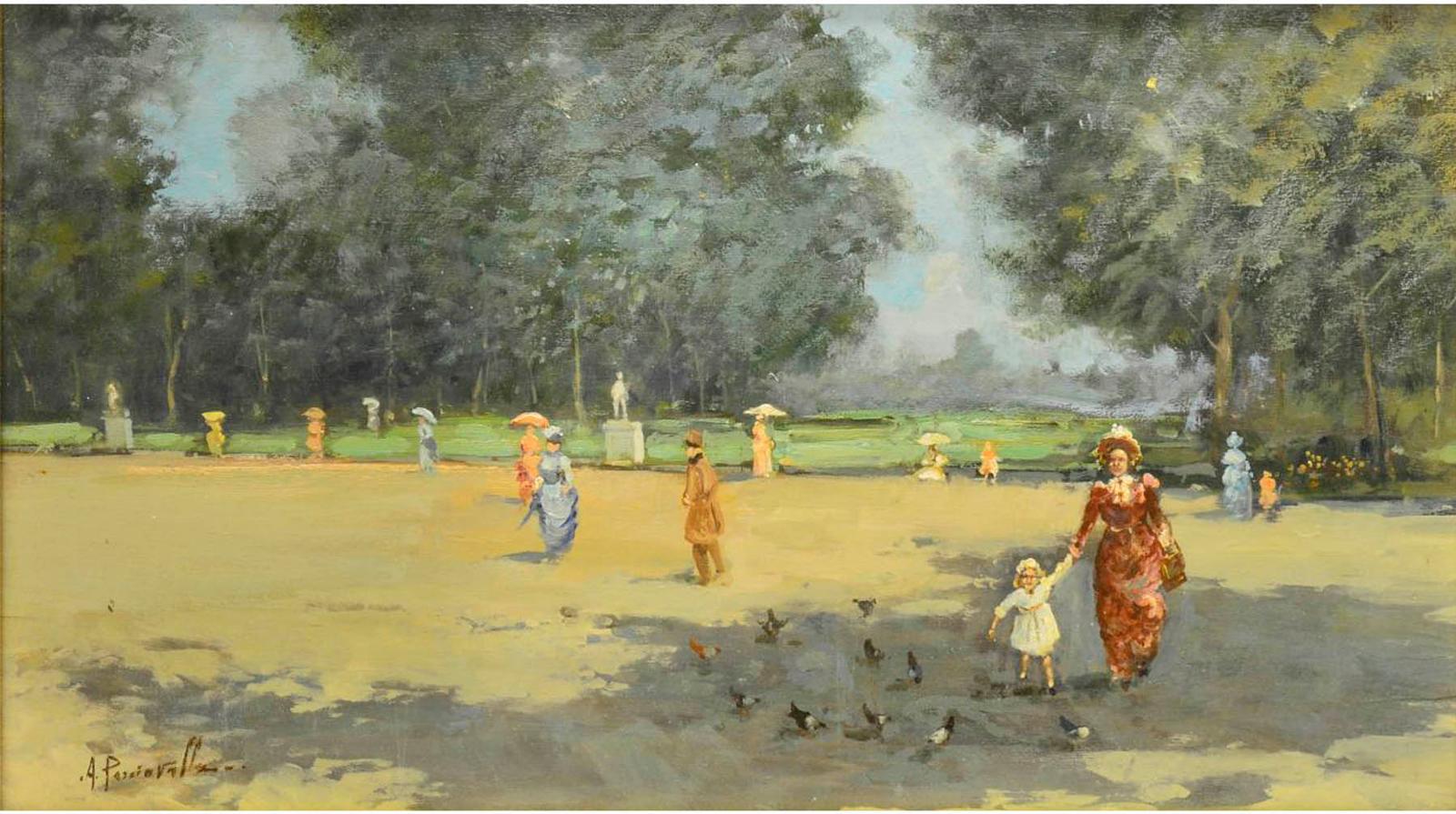 Antonio Perciavalle (1949) - Park scene
