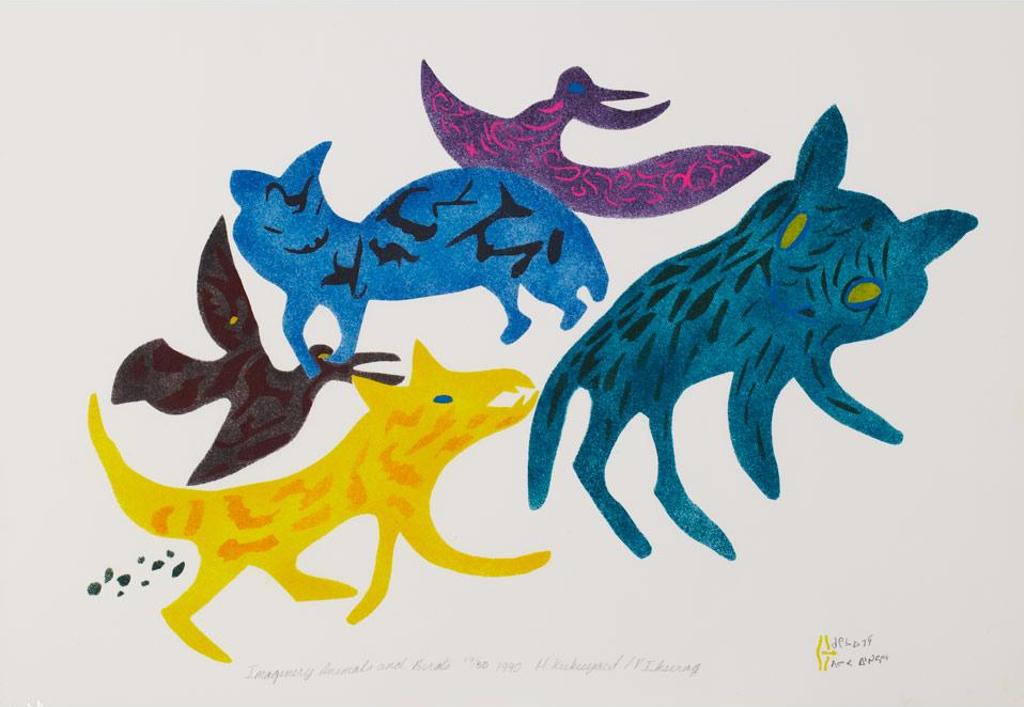 Myra Kukiiyaut (1929-2006) - Imaginary Animals And Birds