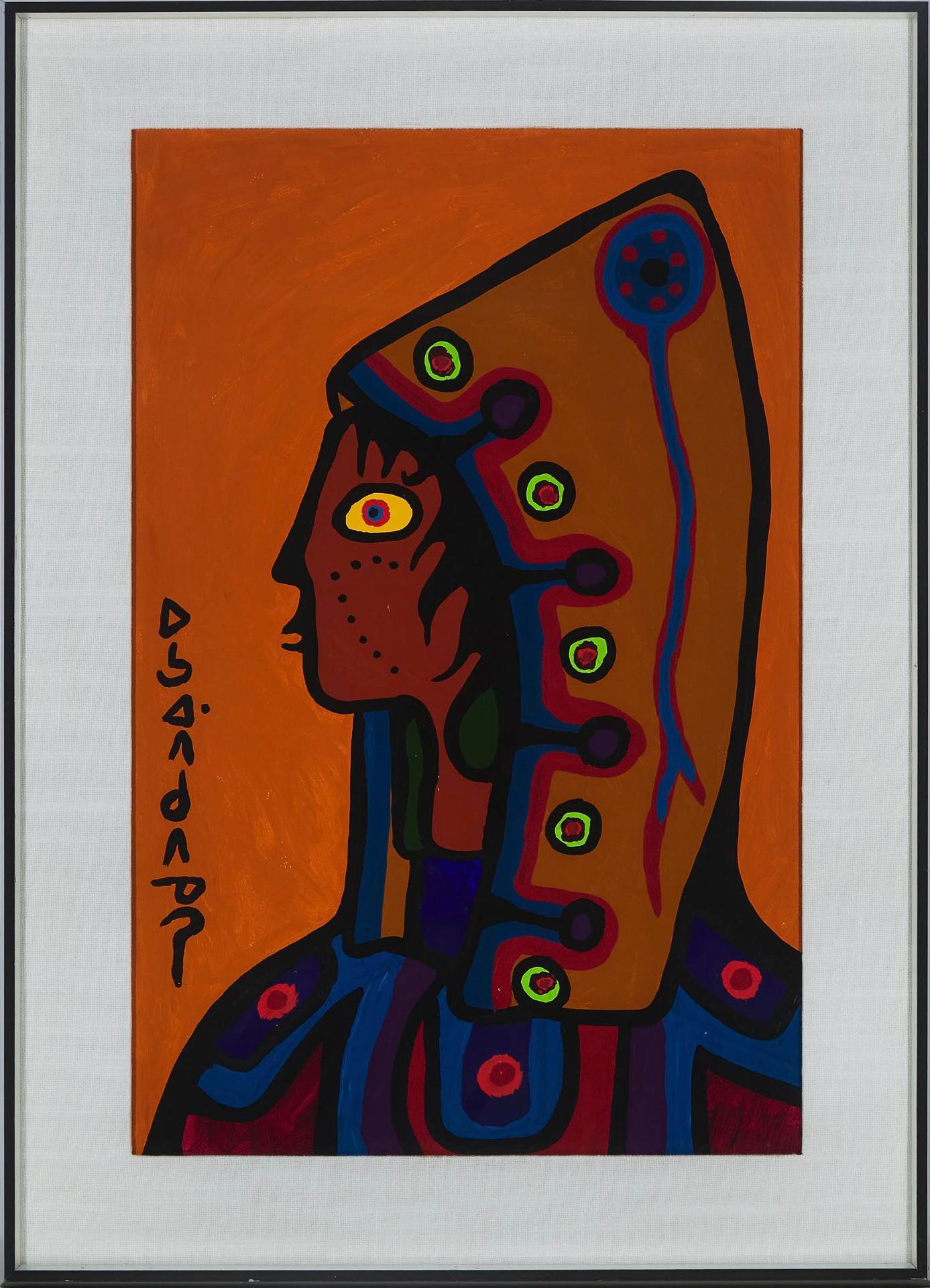 Norval H. Morrisseau (1931-2007) - First Son Of The Ojibway Loon Totemic Clan