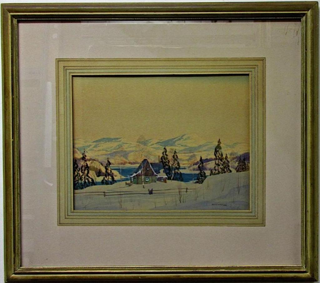 Graham Norble Norwell (1901-1967) - Winter Evening - Laurentians