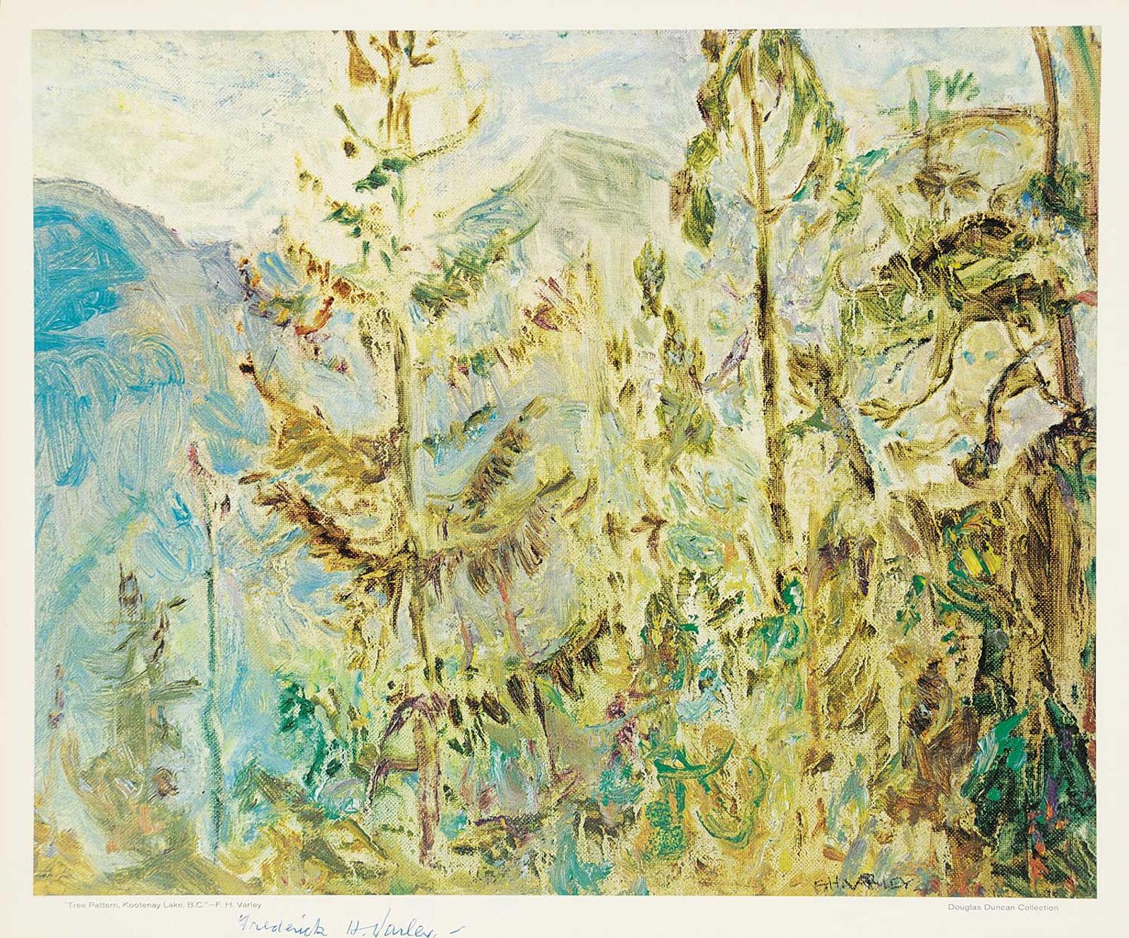 Frederick Horseman Varley (1881-1969) - Tree Pattern, Kootenay Lake, B.C.