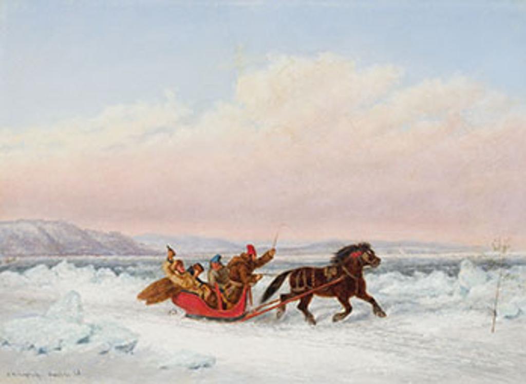 Cornelius David Krieghoff (1815-1872) - On the St. Lawrence