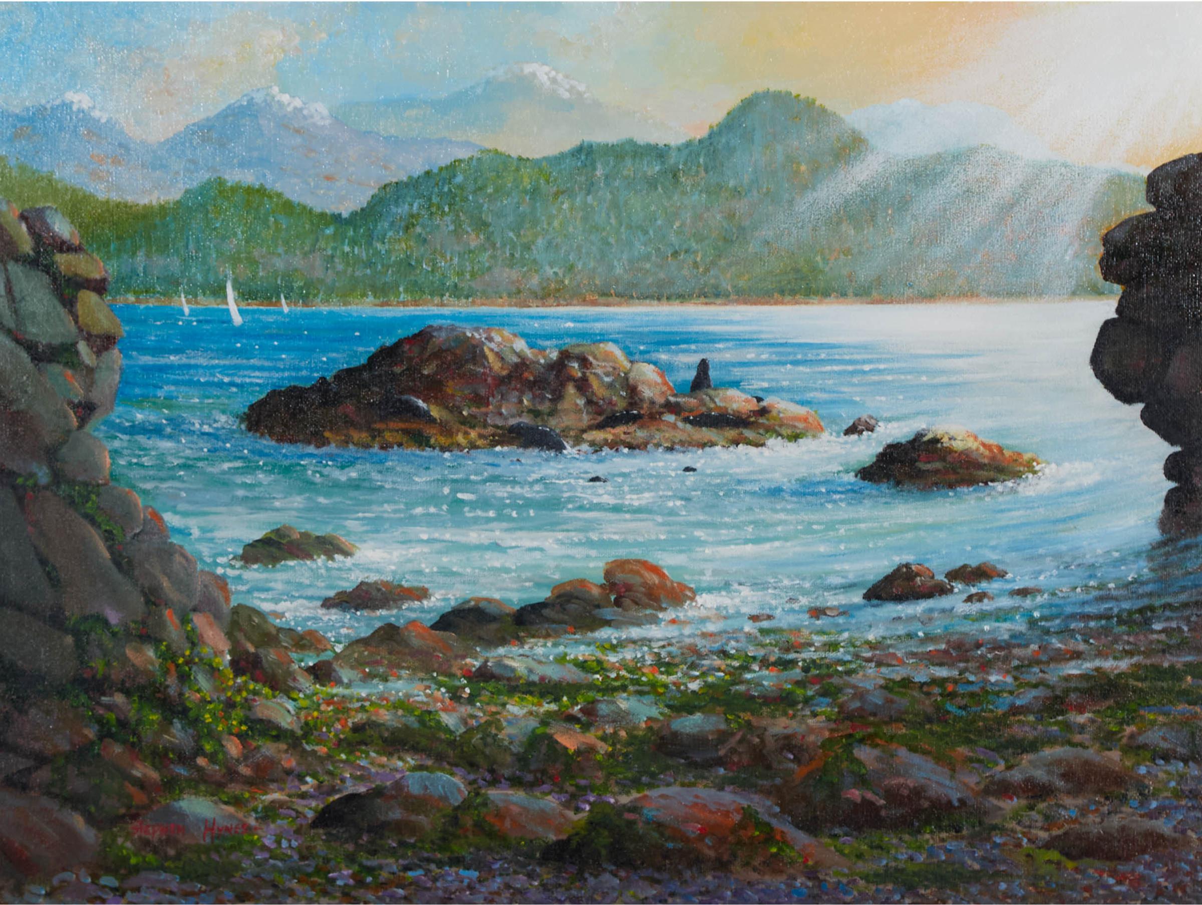 Stephen Hynes (1944) - Gathering Seals (Neck Point Park, Nanaimo, B.C.), 2014