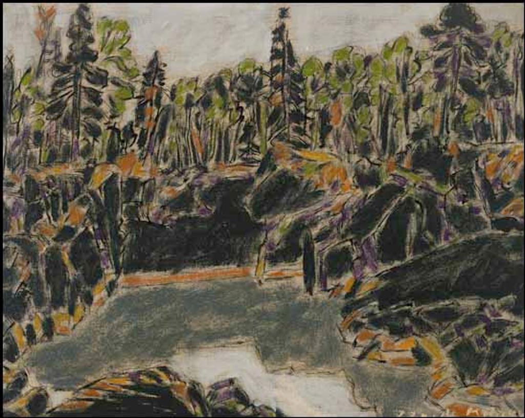 David Browne Milne (1882-1953) - Dark Pool, Temagami