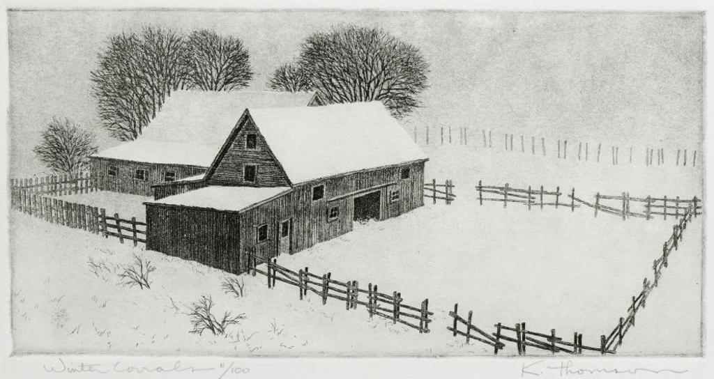 Keith L. Thomson (1934) - Winter Corrals
