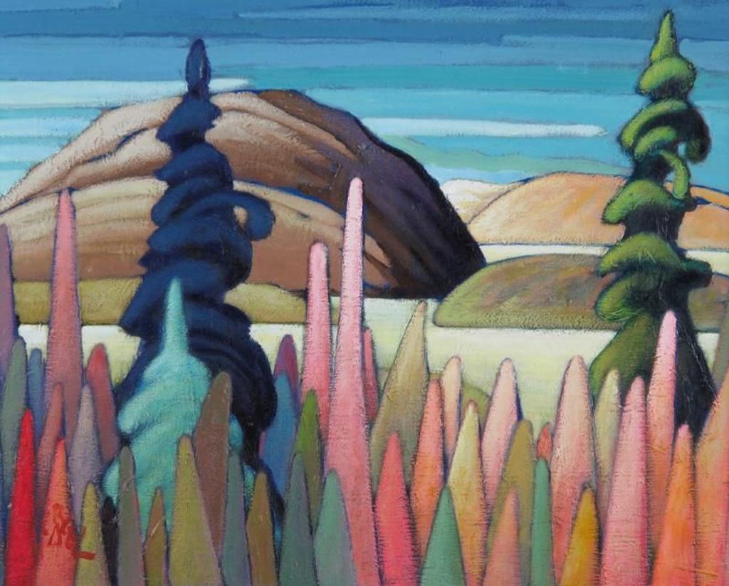 James Edward Hergel (1961) - Early Springtime, Lake Superior; 1994