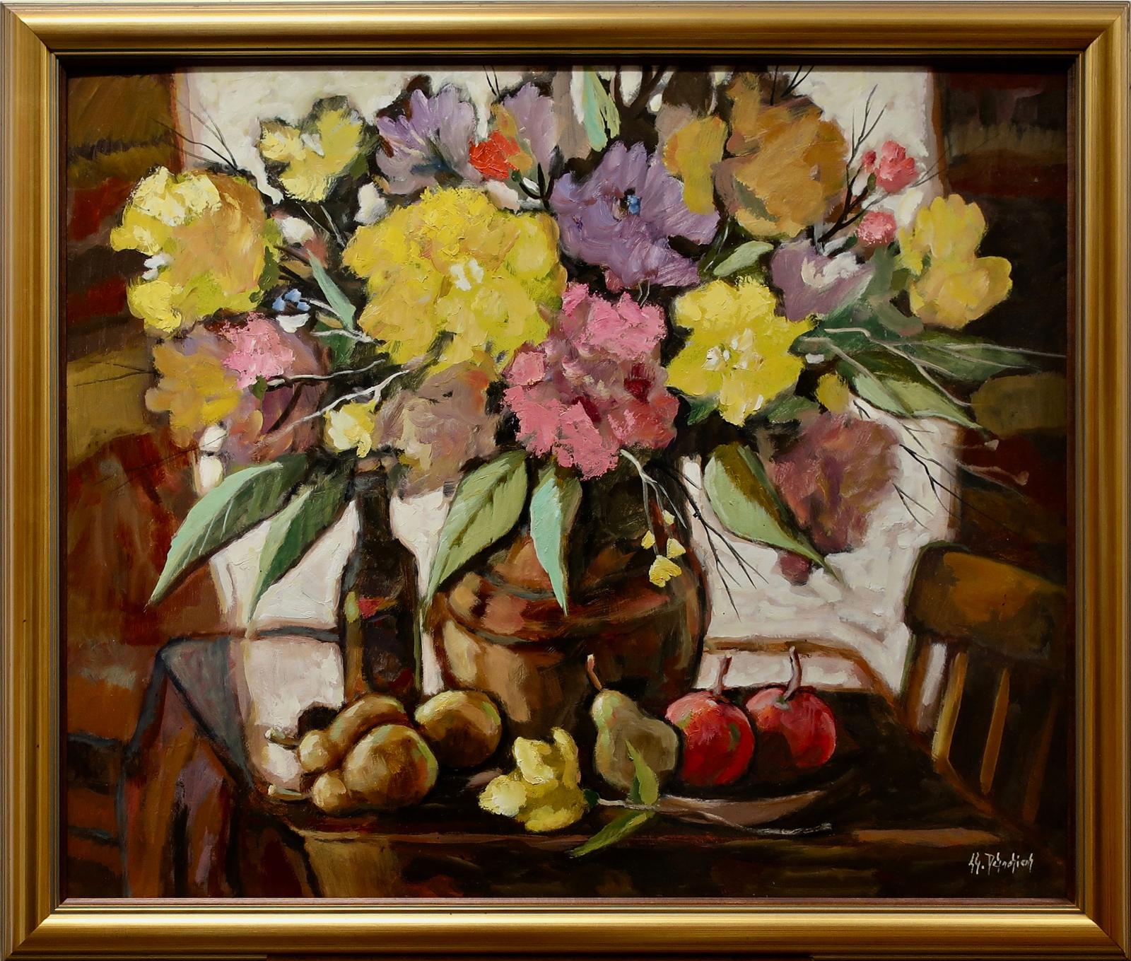 Jean-Guy Desrosiers (1934) - Bouquet Et Bouteille