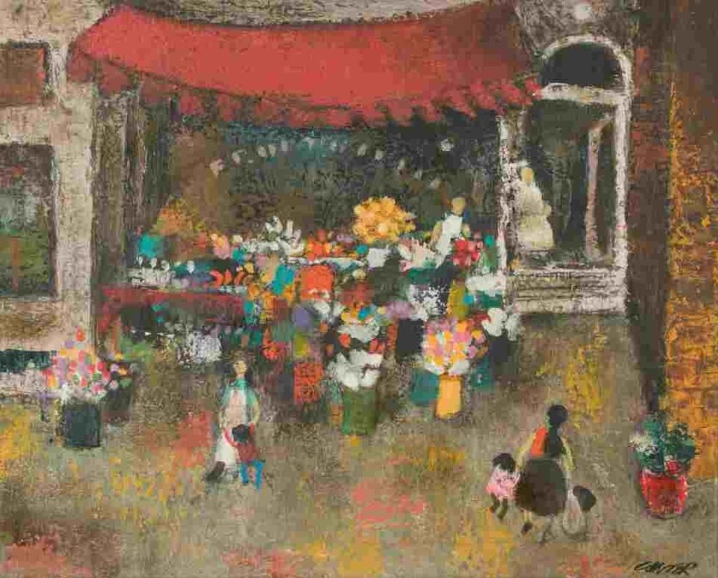 William Arthur Winter (1909-1996) - The Flower Shop