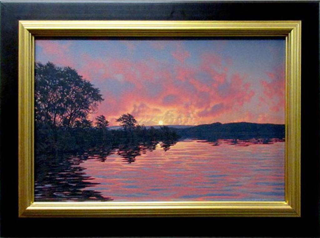 E. Ross Robert (1950) - ‘sunset, Cootes Paradise” Hamilton, Ontario, Canada