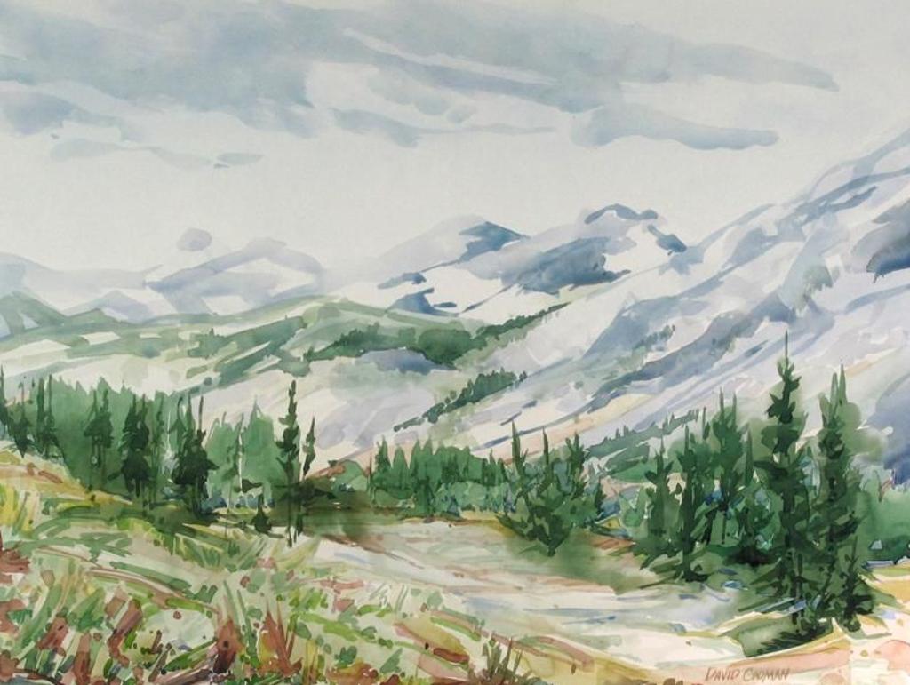 David Cadman (1946) - Mountain Landscape
