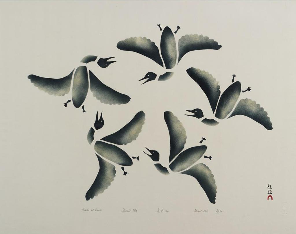 Iyola Kingwatsiak (1933-2000) - Circle Of Birds