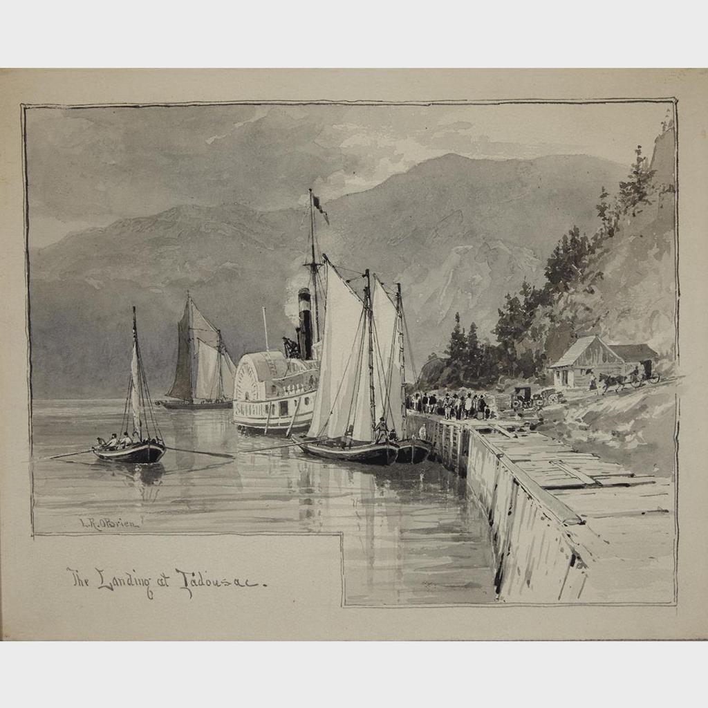 Lucius Richard O'Brien (1832-1899) - The Landing At Tadousac [sic]