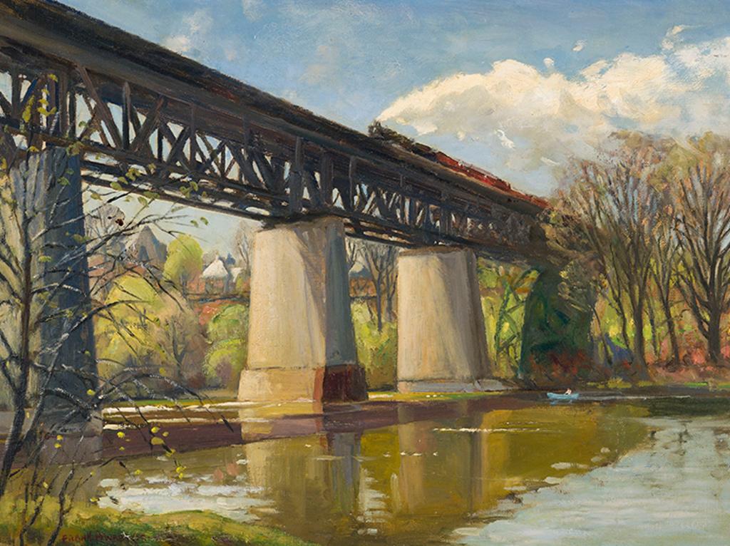 Frank Shirley Panabaker (1904-1992) - End of Steam, Paris, Ontario