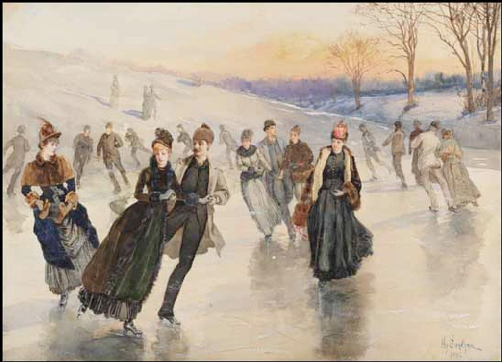 Henry John Sandham (1842-1910) - Skating