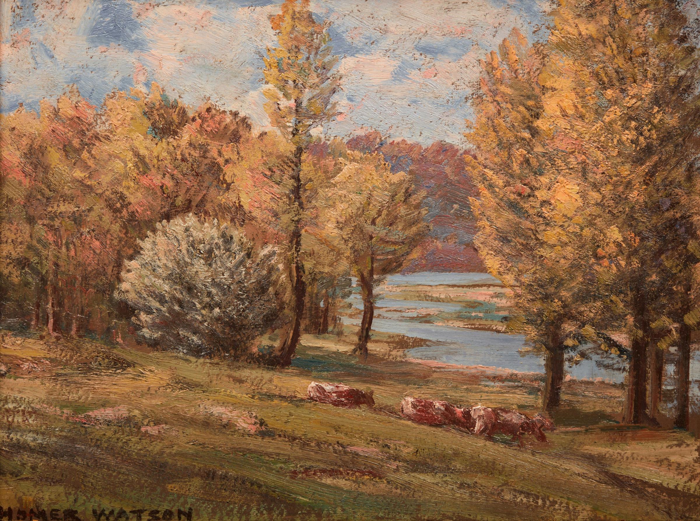 Homer Ransford Watson (1855-1936) - Early May, Grand River