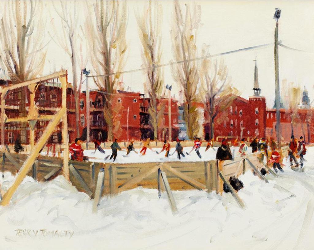 Terry Tomalty (1935) - Patinoire, Rue St-Dominique