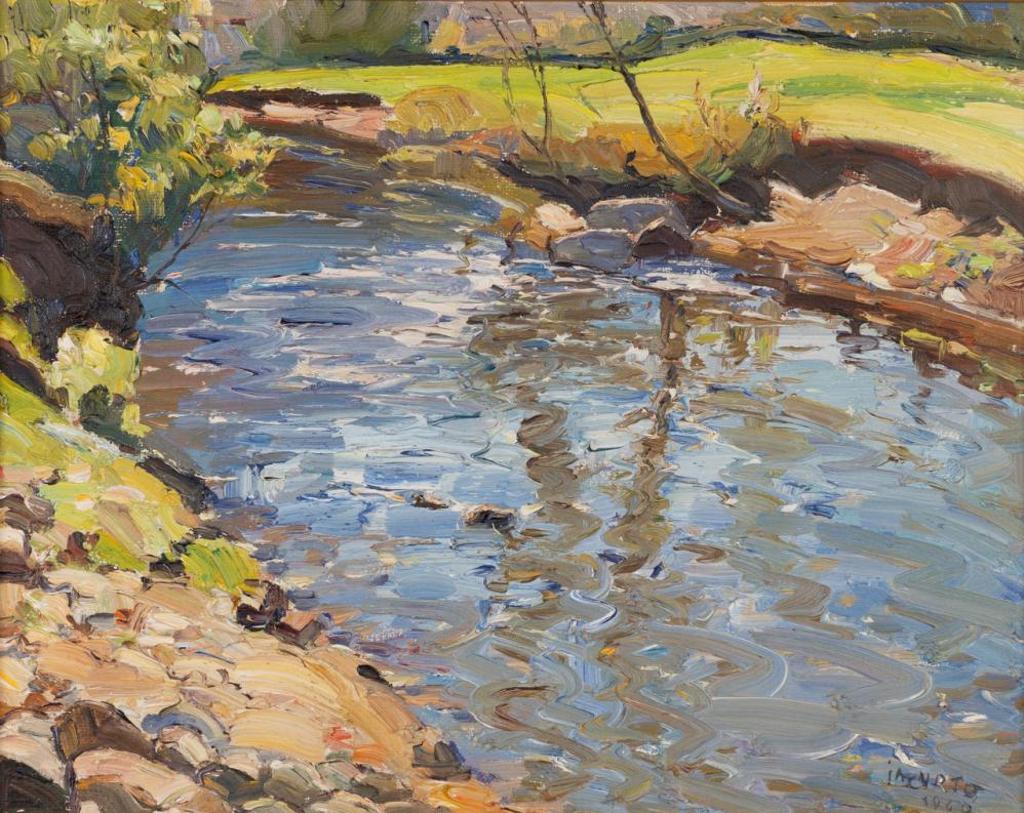 Francesco (Frank) Iacurto (1908-2001) - Untitled - River in a Landscape