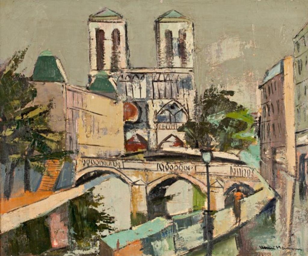 Henri Leopold Masson (1907-1996) - Rain in Paris