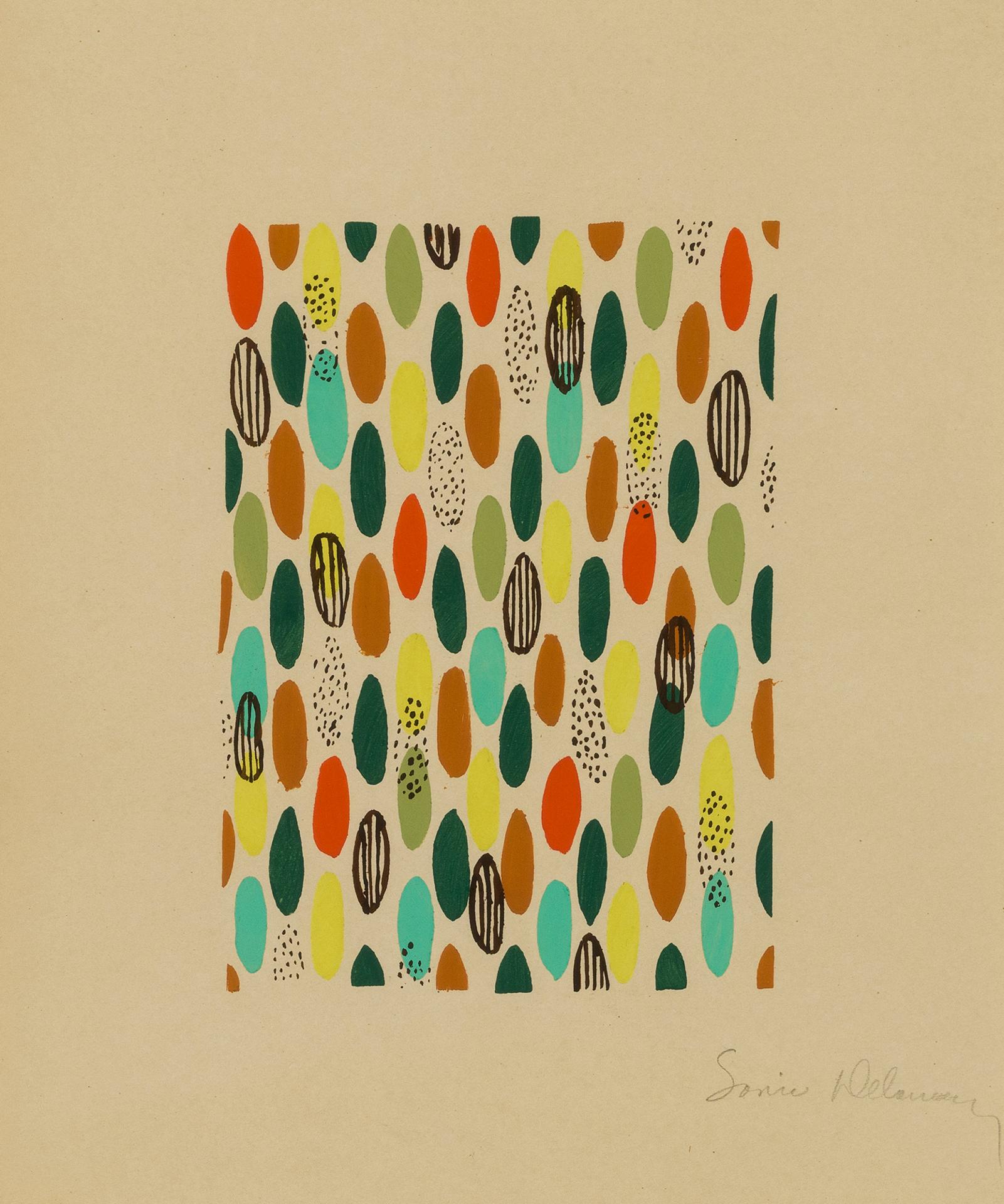 Sonia Delaunay (1885-1979) - Sans titre / Untitled, 1950