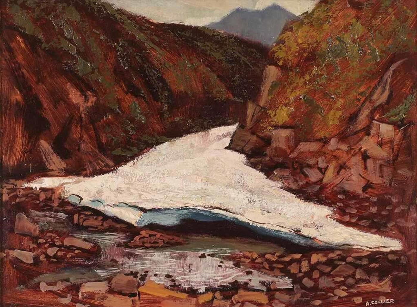 Alan Caswell Collier (1911-1990) - At The Headwaters Of The North Klondike River Near The Arctic Circle; 1962