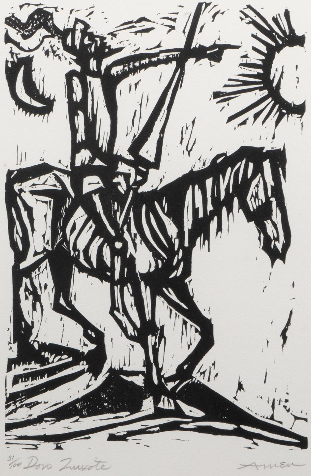 Irving Amen (1918-2011) - Don Quixote