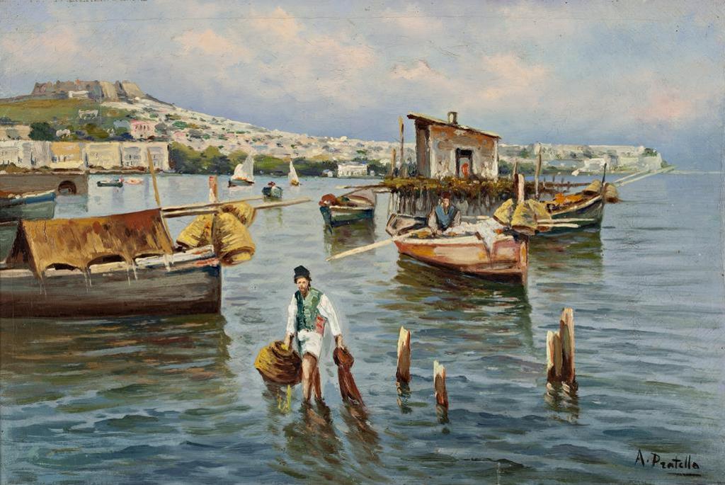 Attilio Pratella (1856-1949) - Pescatore