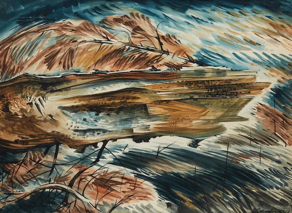 Carl Fellman Schaefer (1903-1995) - Wind in the Woods