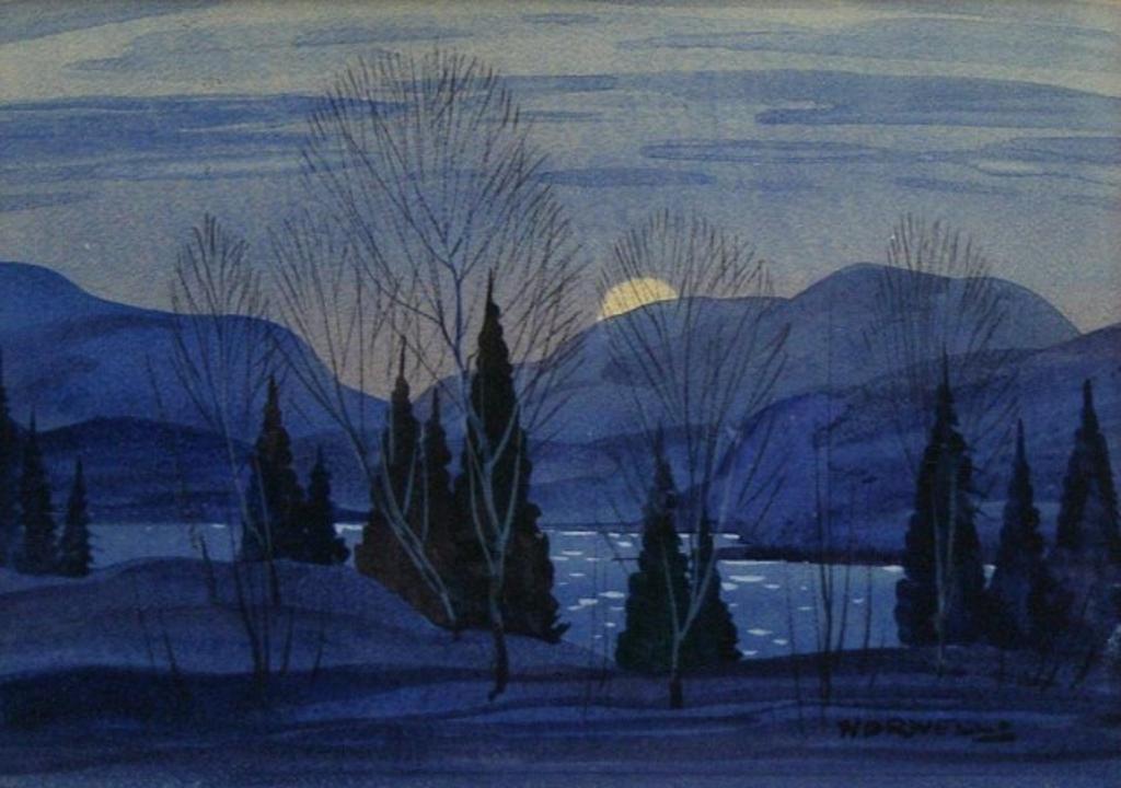 Graham Norble Norwell (1901-1967) - Nocturnal View, Gatineau