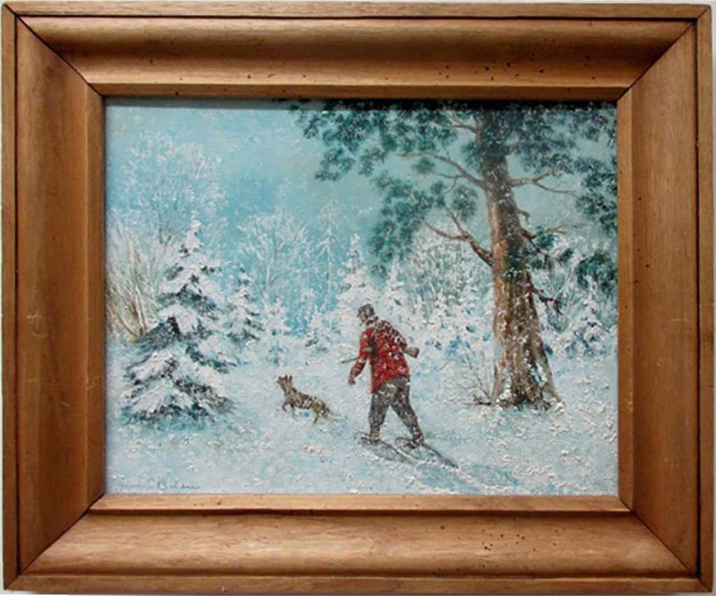 Yvonne Bolduc (1905-1983) - Untitled (Trapper With In The Snow)