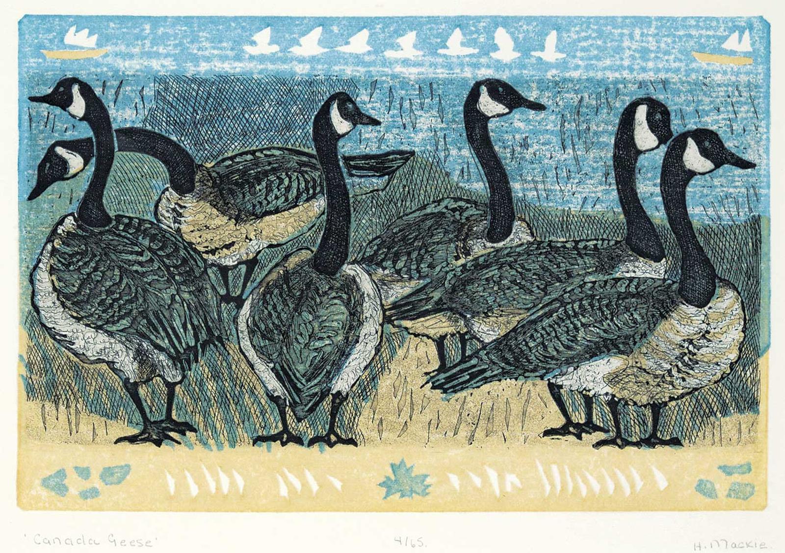 Dora Helen Mackie (1926) - Canada Geese  #4/65