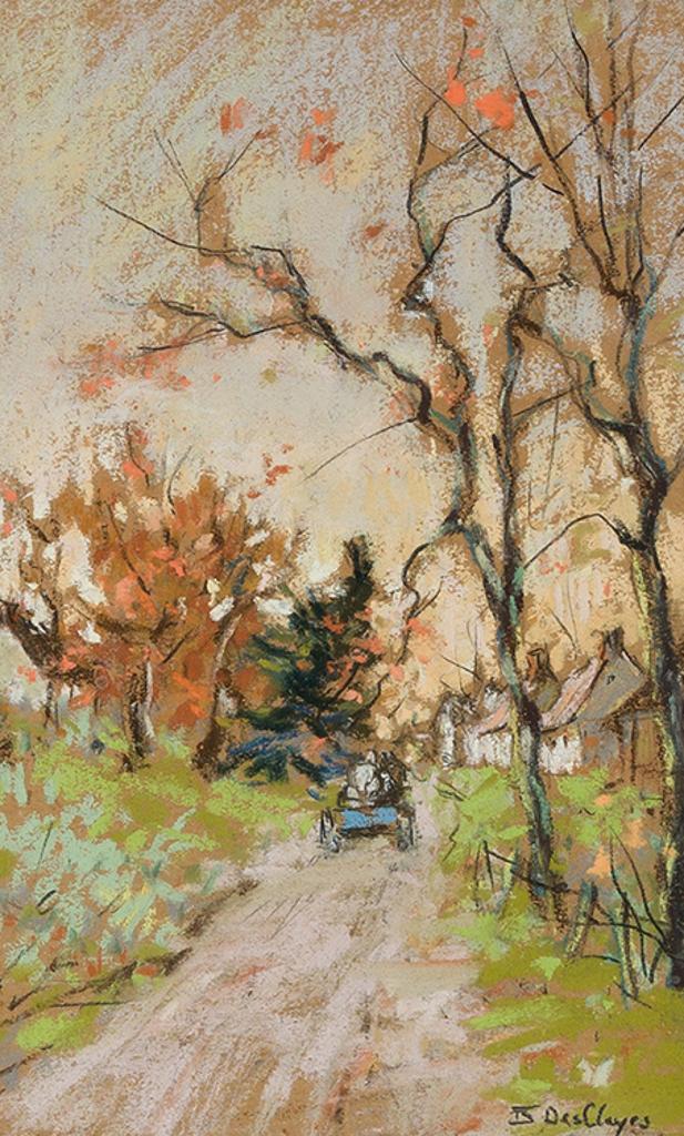 Berthe Des Clayes (1877-1968) - Fall Road