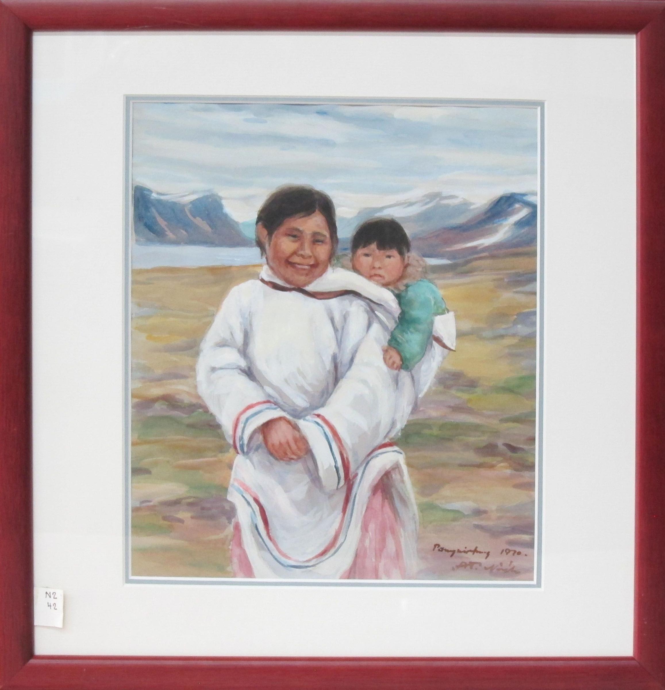 Anna T. Noeh (1926-2016) - Mère et enfant