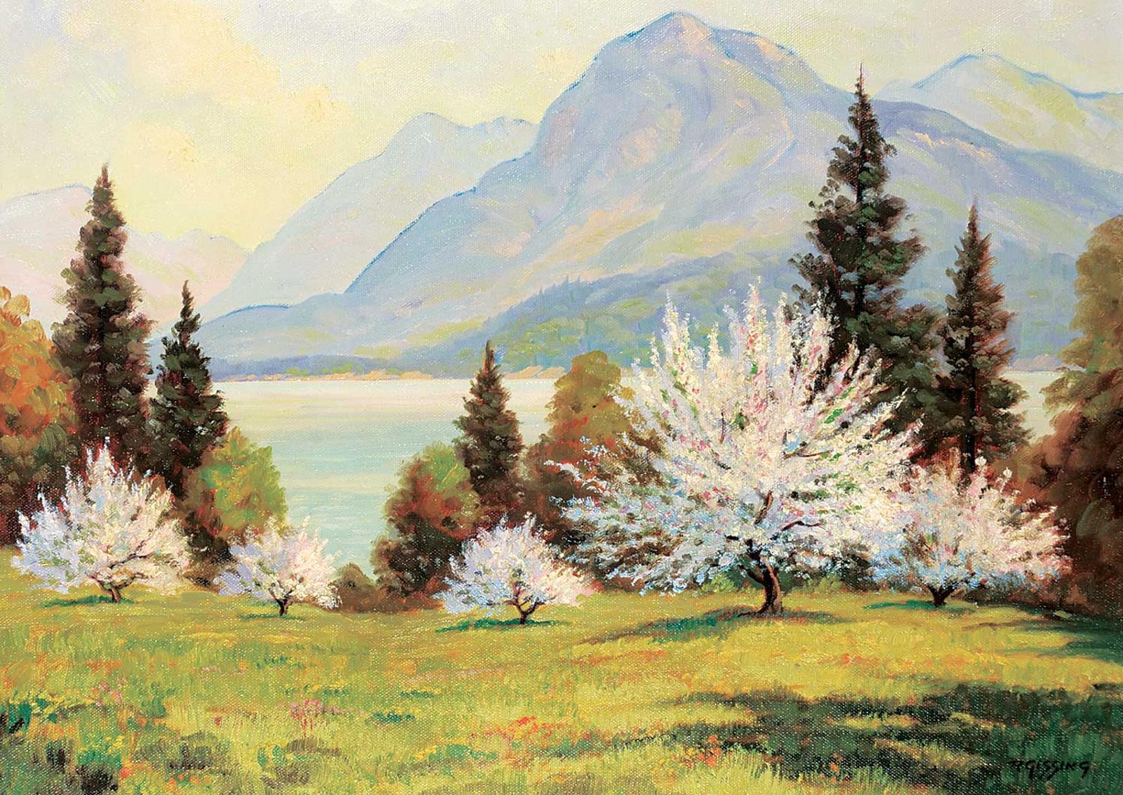 Roland Gissing (1895-1967) - Orchard on Kootenay Lake