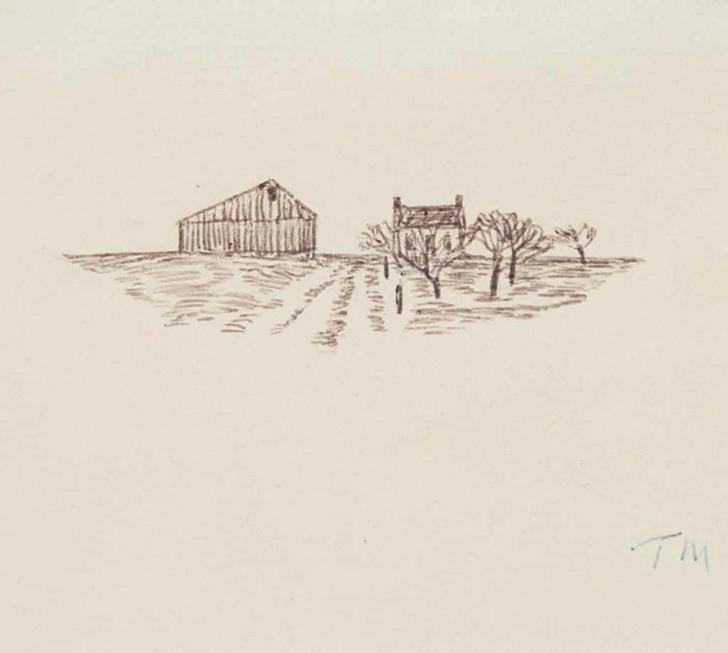 Thoreau MacDonald (1901-1989) - Farm Landscape