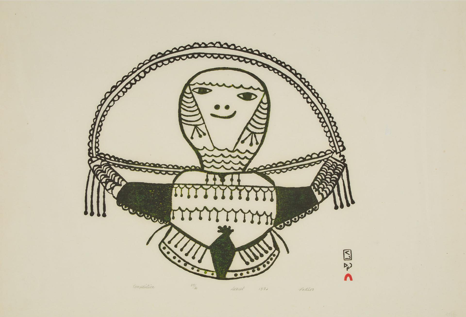 Pudlo Pudlat (1916-1992) - Composition, 1972
