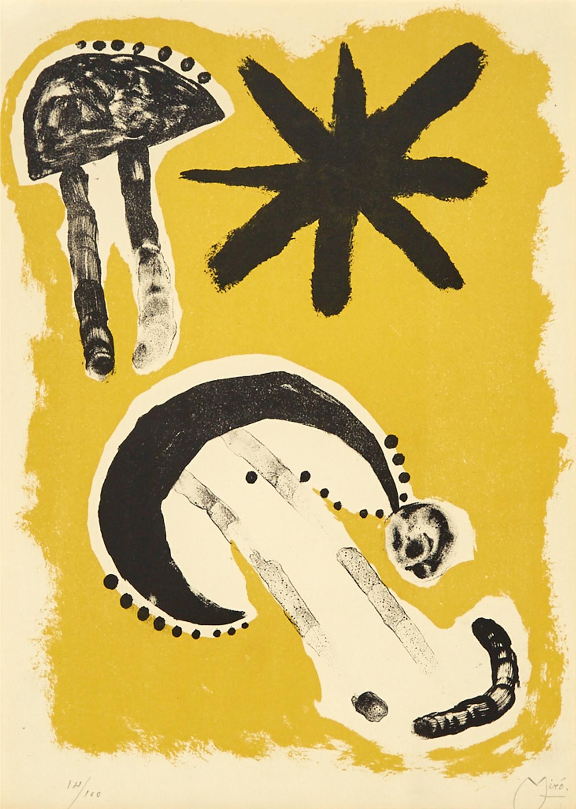 Joan Miró (1893-1983) - Astrologie Iii, 1953 [mourlot, 127]