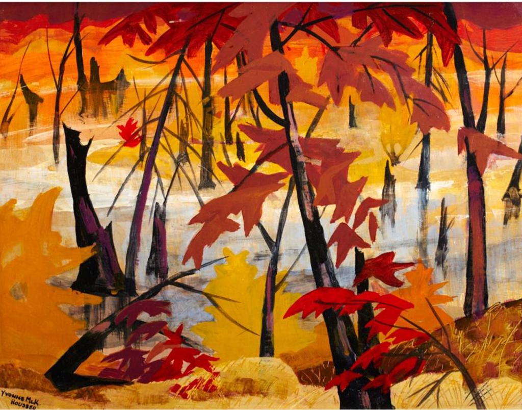 Yvonne Mckague Housser (1897-1996) - Sunset In The Swamp