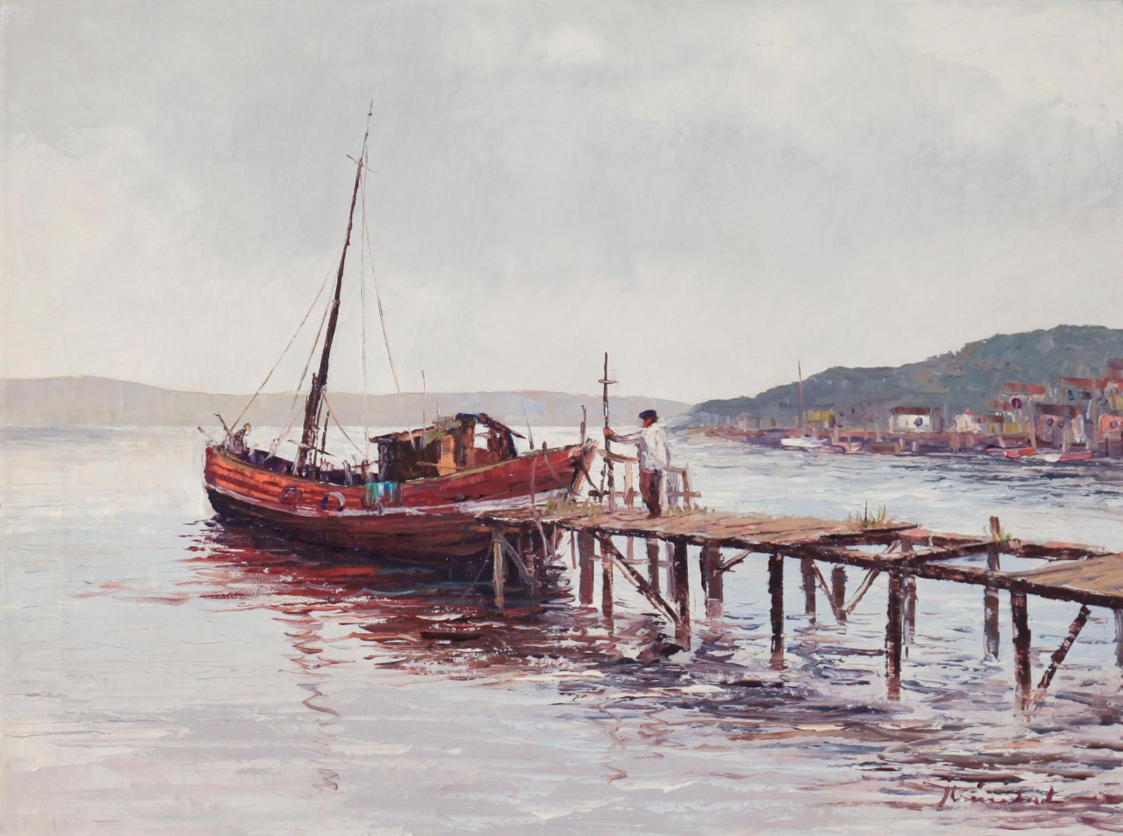 José Trinidad (1929) - Man On A Pier