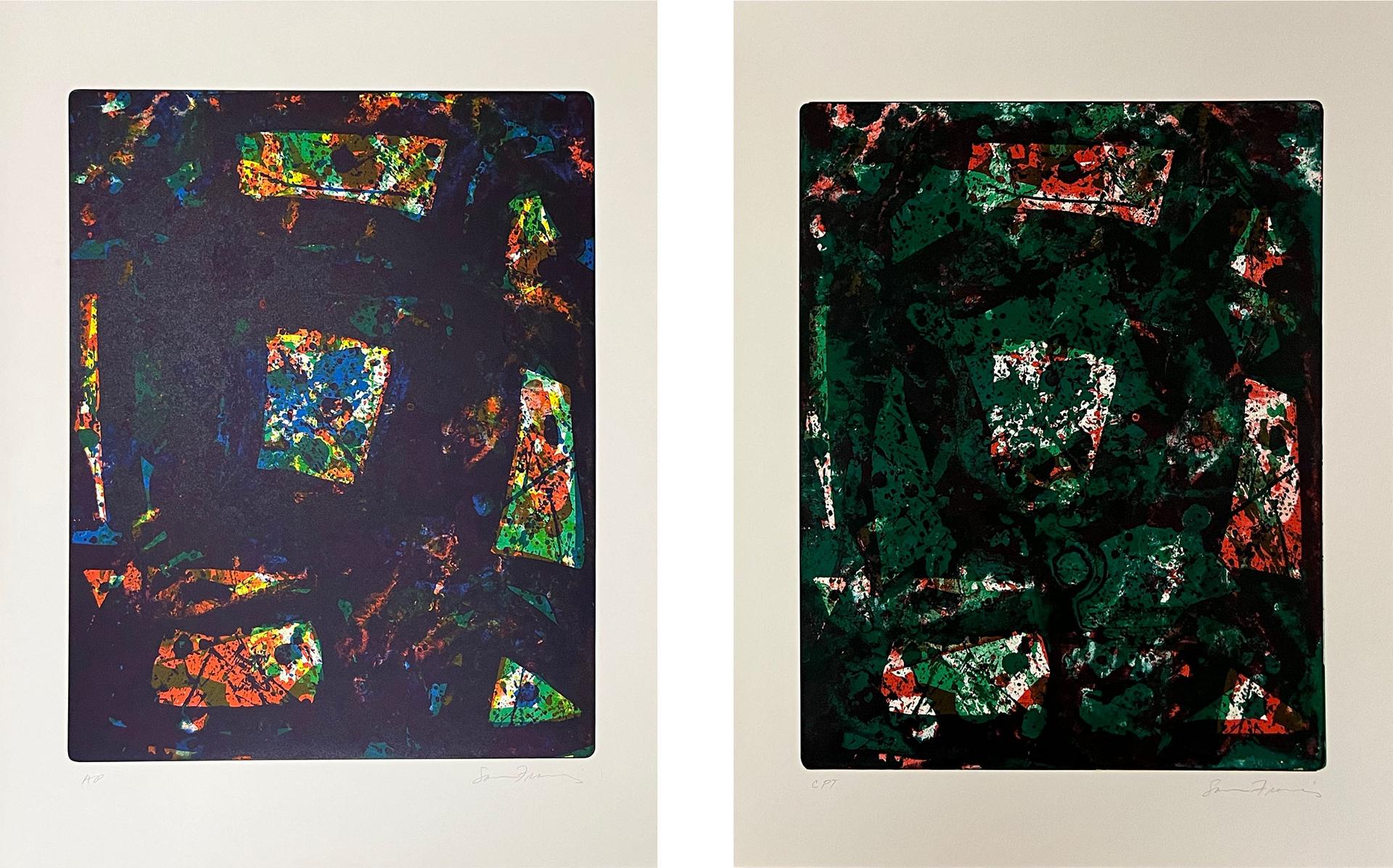Sam Francis (1923-1994) - SET OF TWO, UNTITLED, 1975 [L. 174; SF-194]