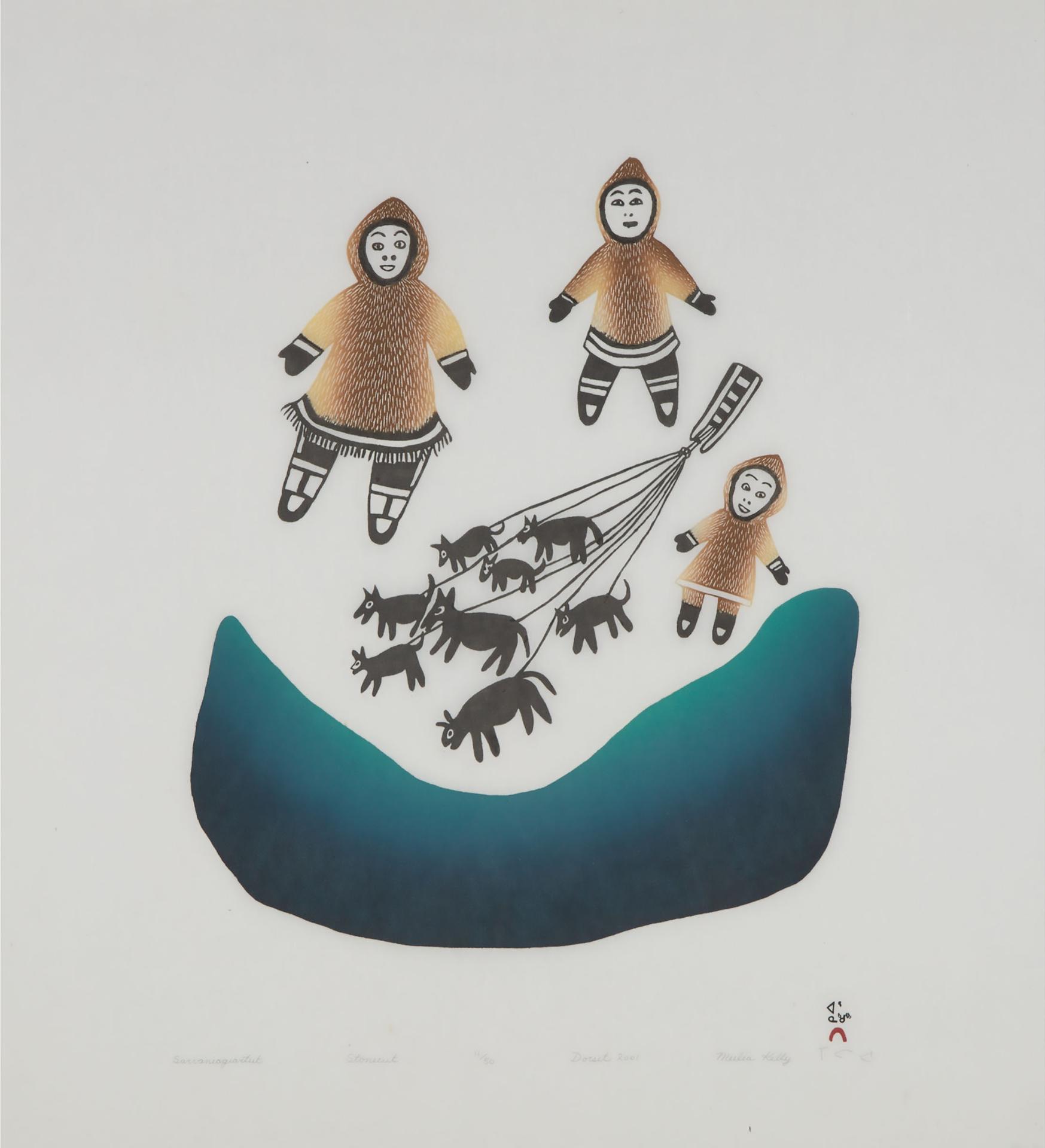 Meelia Kelly (1940-2006) - Sarvaniagiartut (Going Towards The Open Water), 2001