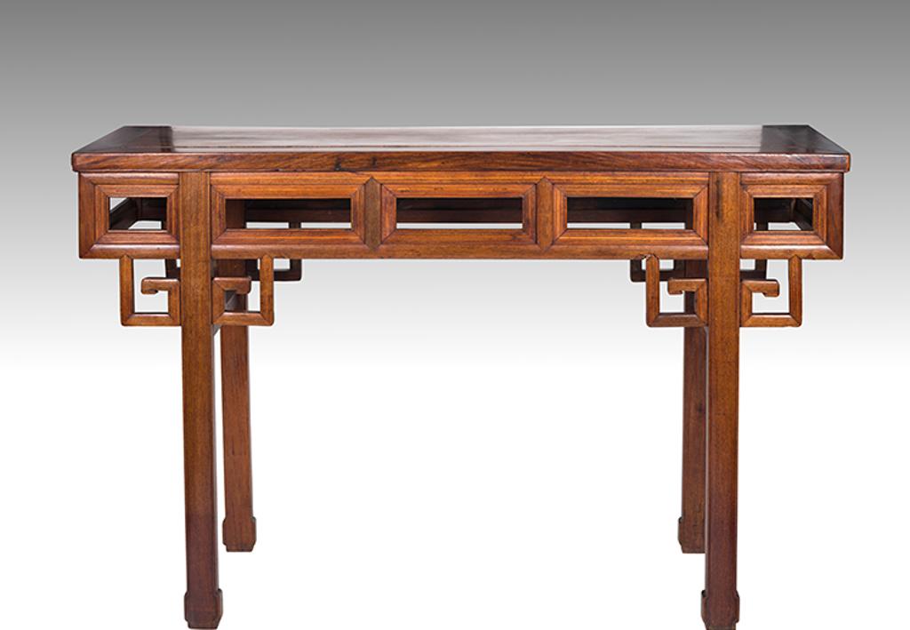 Chinese Art - Chinese Suanzhi Wood Altar Table, First Half 20th Century