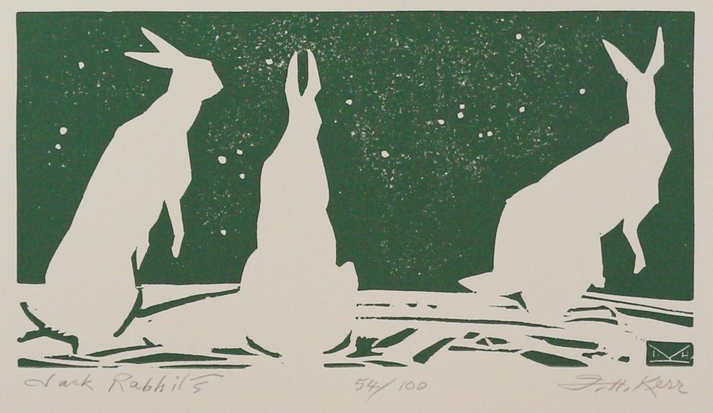 Illingworth Holey (Buck) Kerr (1905-1989) - colour linocut on paper; ed. #54/100 (10)