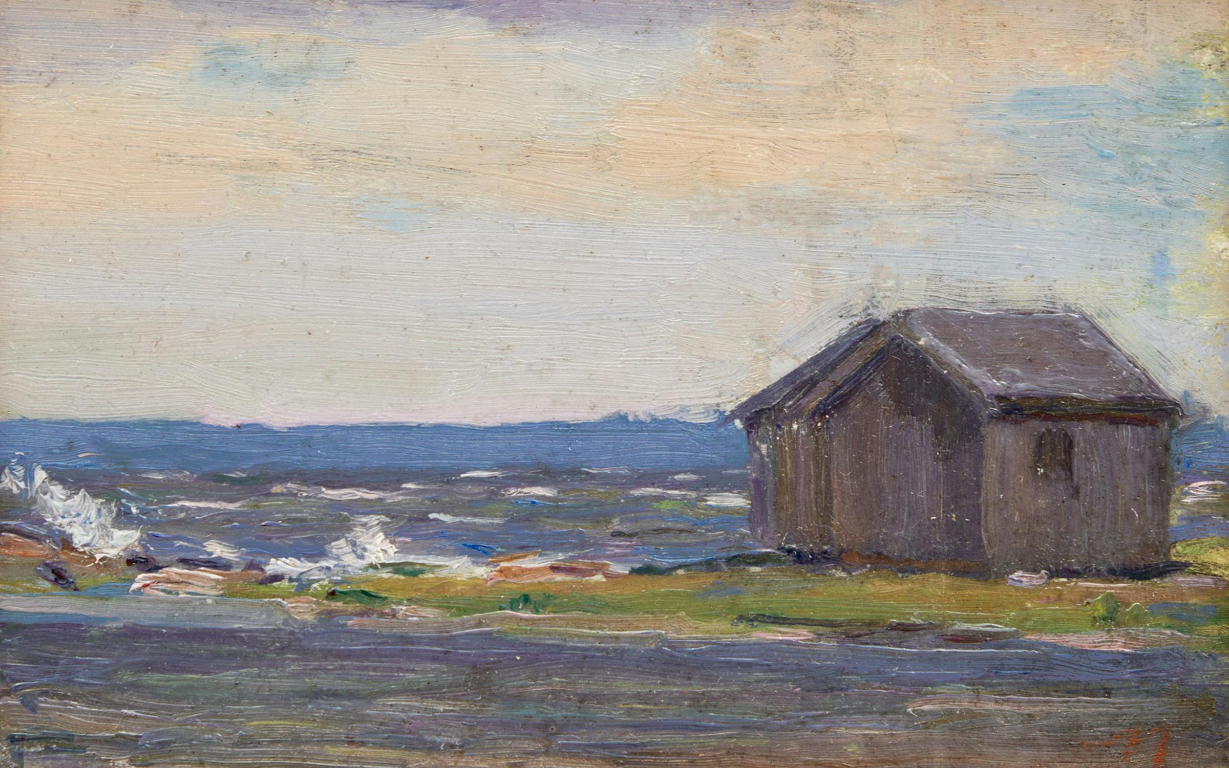 Manly Edward MacDonald (1889-1971) - Fishing Shacks, Point Anne