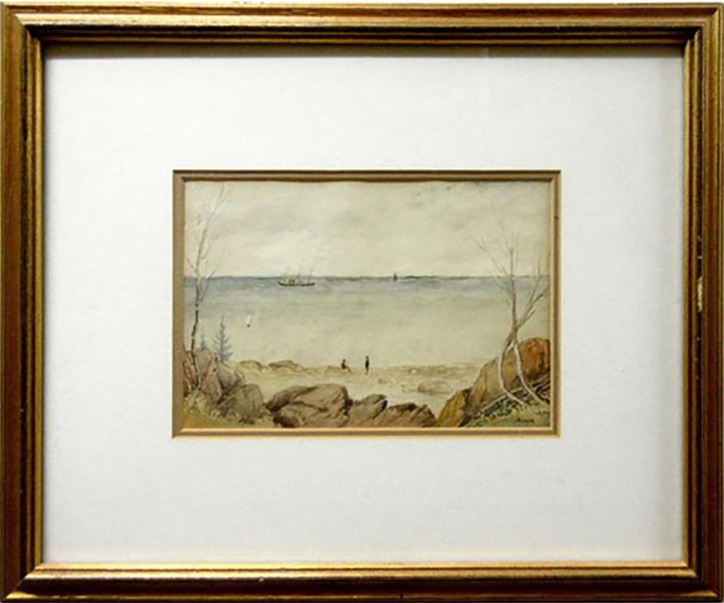 Aaron Allan Edson (1846-1888) - Beach Scene