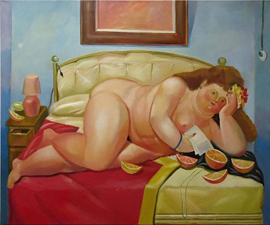 Alex Korenfeld (1944) - Reclining Nude