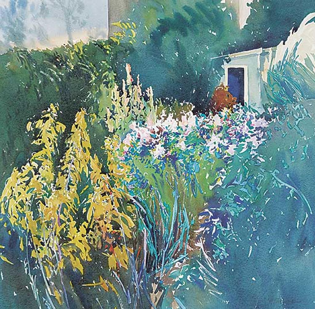 Patricia (Pat) Mary Fairhead (1927) - Untitled - Yorkshire Garden #1