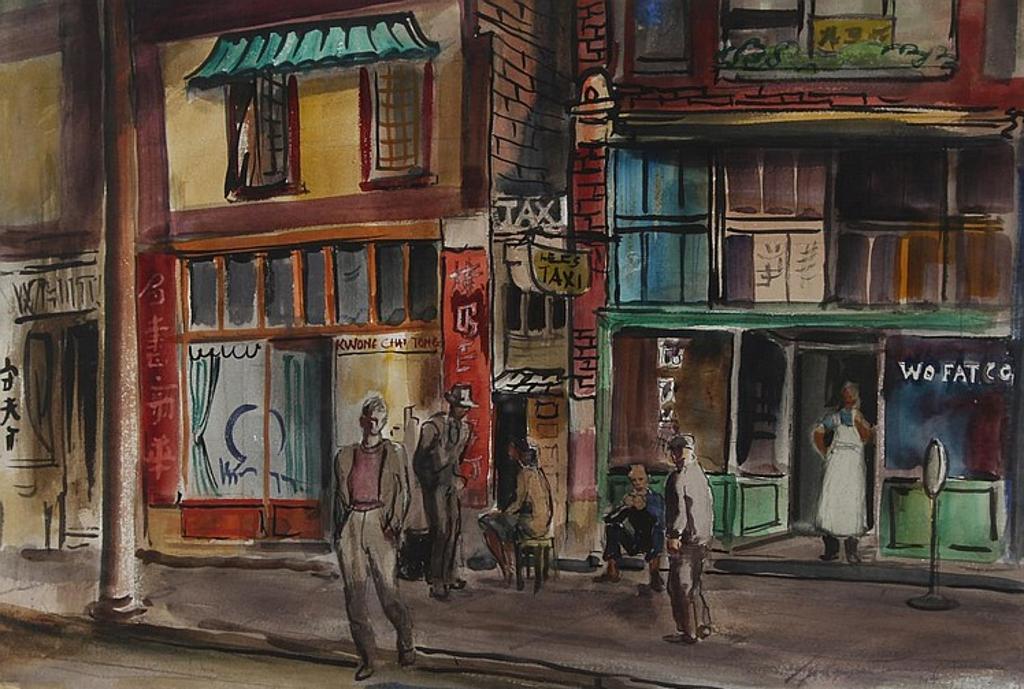 George Campbell Tinning (1910-1996) - Chinatown